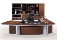 經(jīng)典實(shí)木大班臺DBT-019